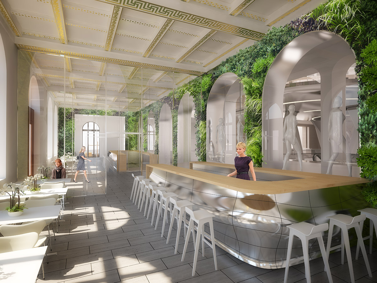 Vincent Callebaut Architectures to add crystallized dome to a historic stone hotel in Luxembourg