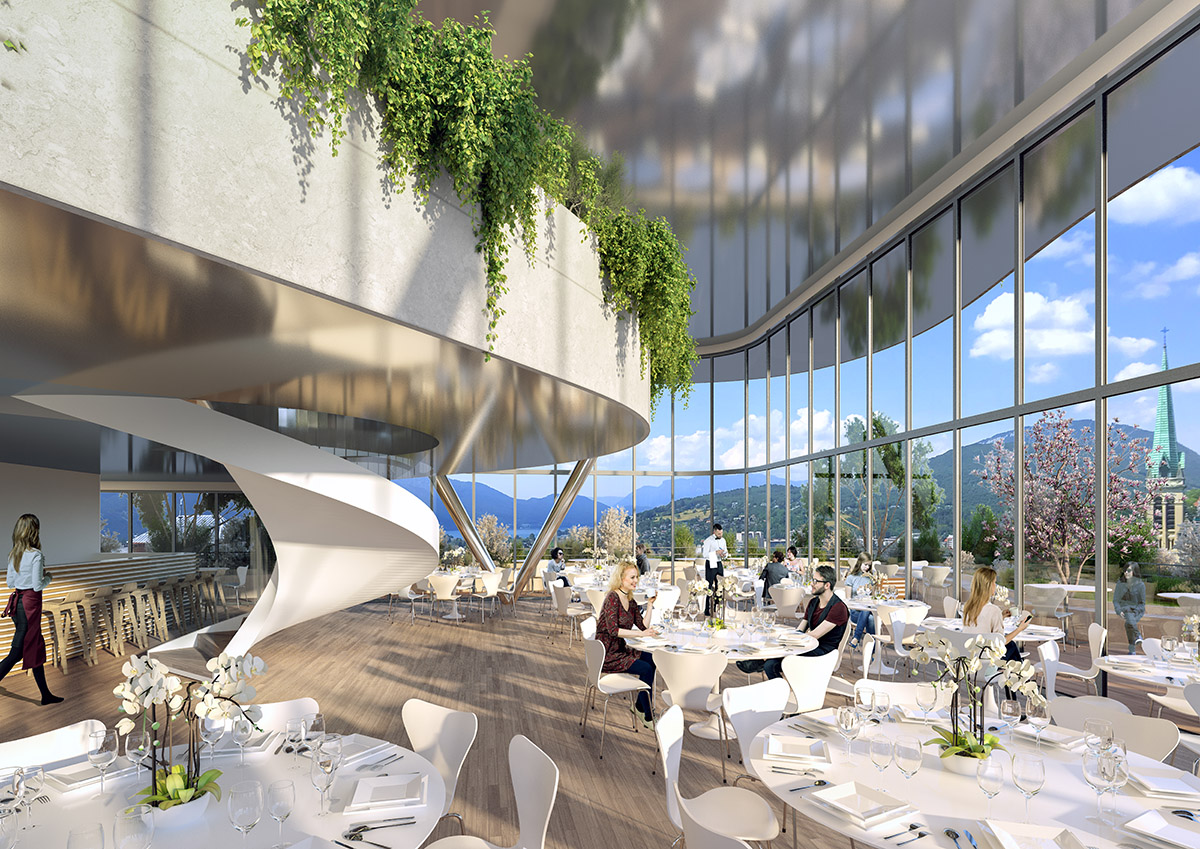 Vincent Callebaut to redesign ancient thermal baths of France with waveform green terraces