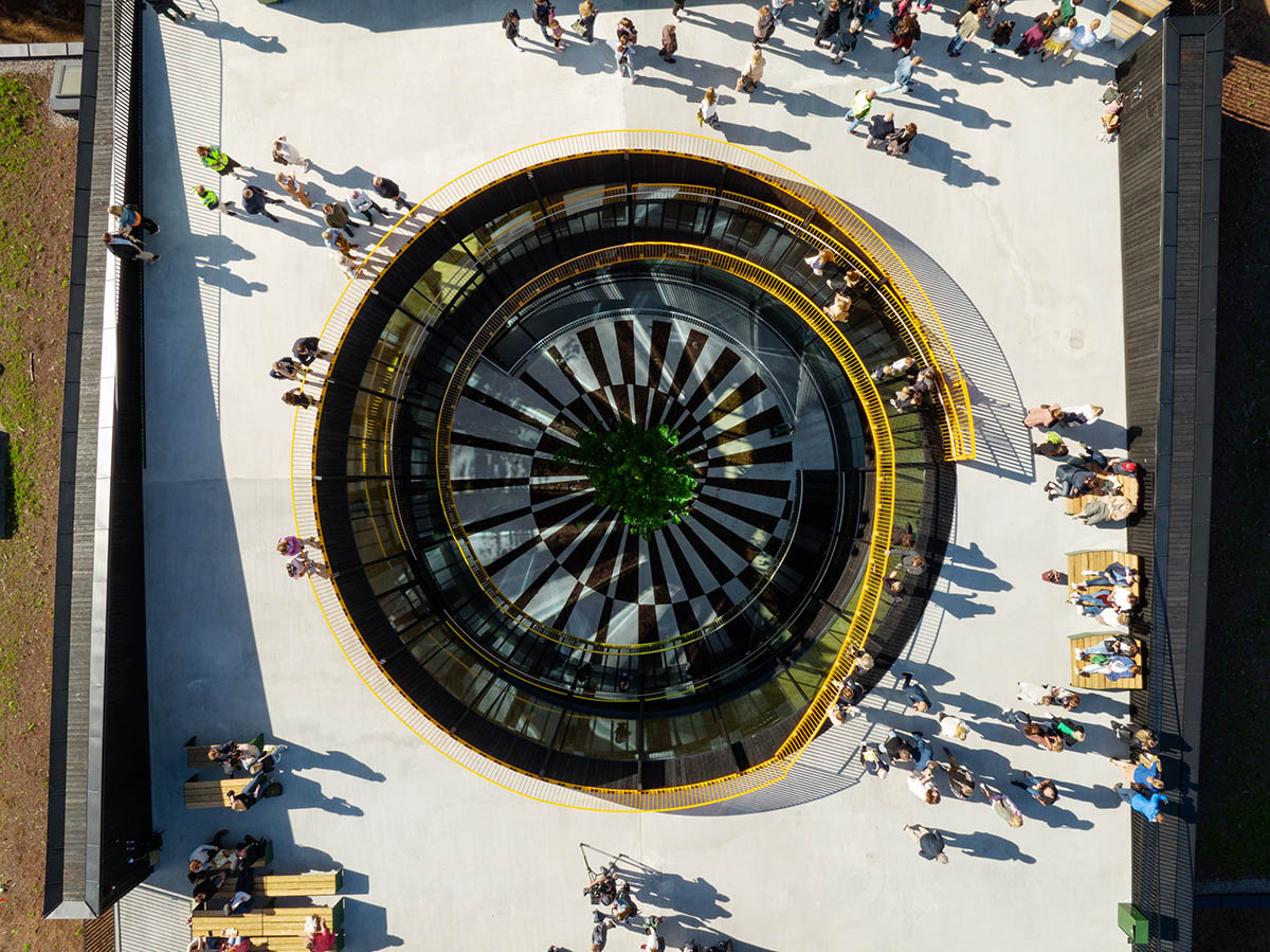 BIG completes cross-shaped furniture factory for Vestre in the heart of the Norwegian forest