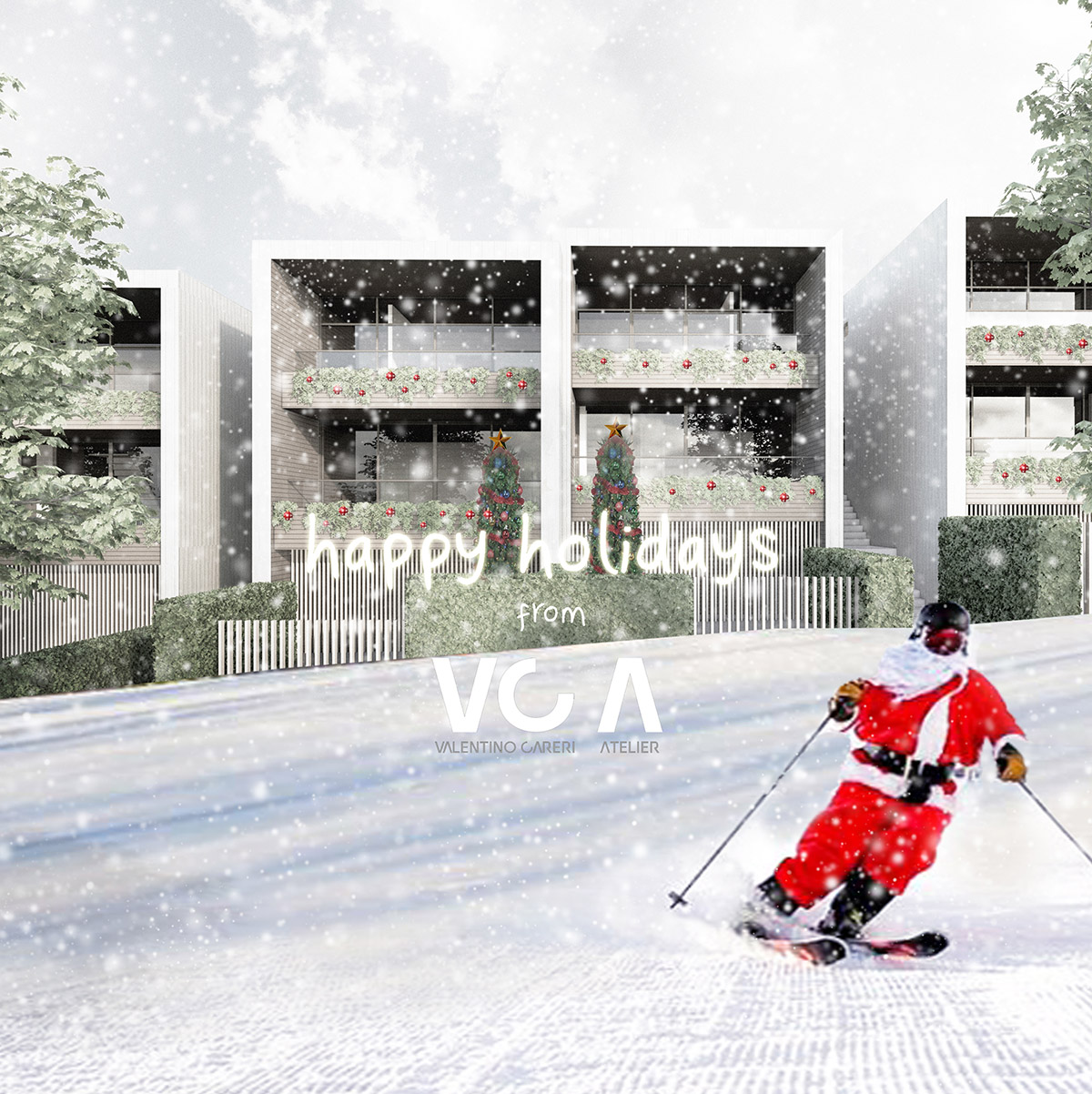 The Most Creative Christmas Cards from World Architects and Designers