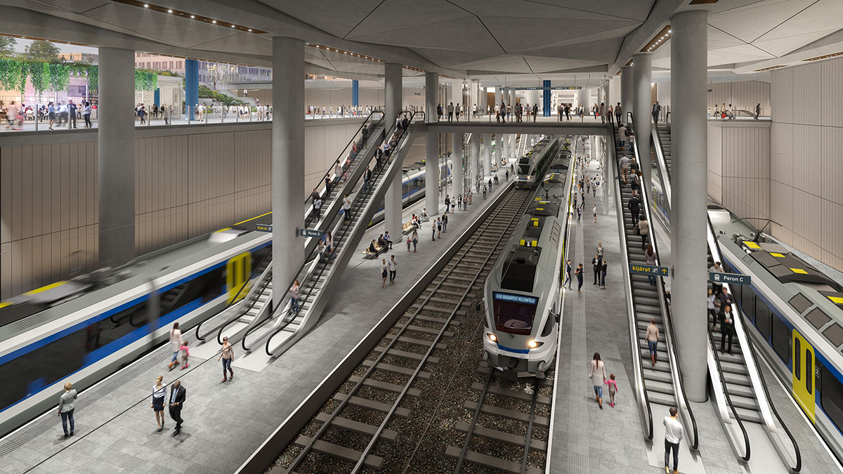 Grimshaw спроектирует будапештскую железнодорожную станцию ​​Ньюгати с длиннопролетной конструкцией крыши 