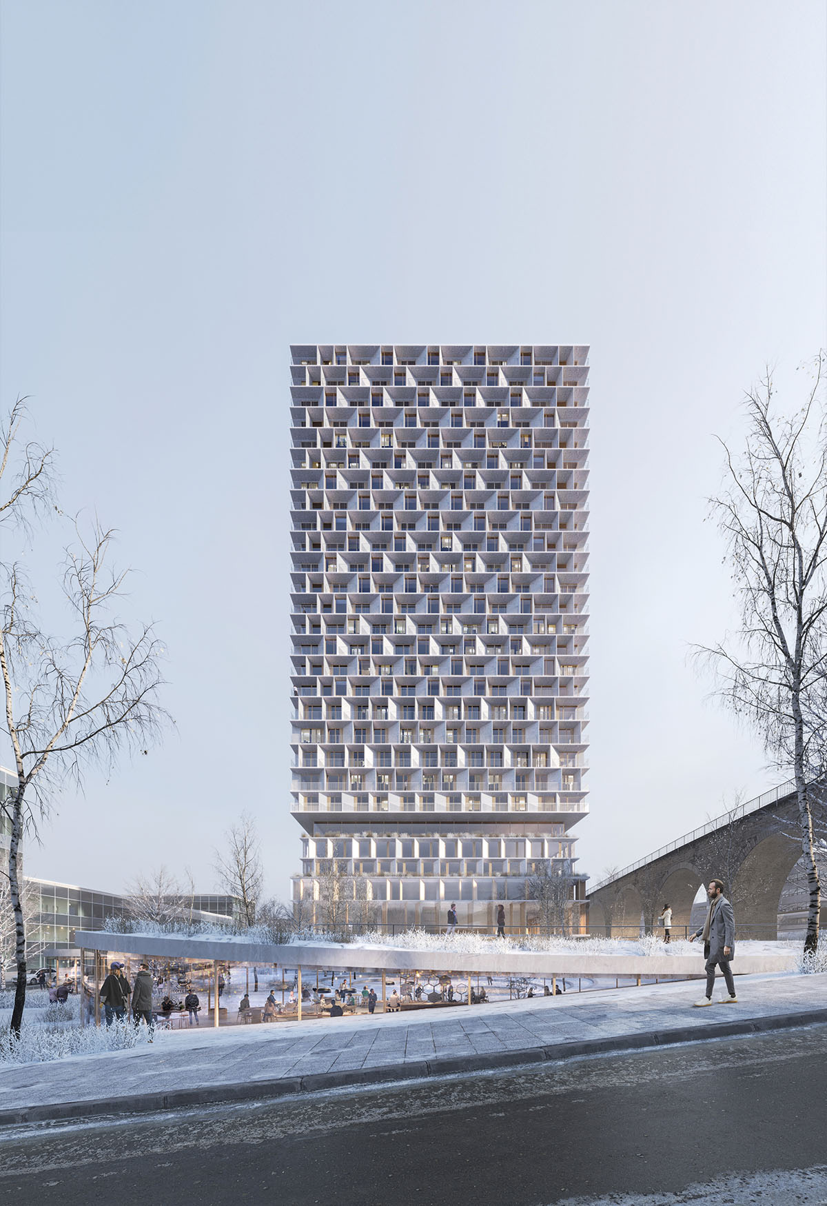 3XN and IttenBrechbühl win international competition to design new mixed-use tower in Switzerland