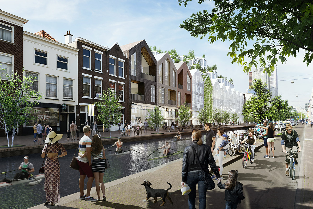 MVRDV and Local Community to revitalize lost canals of The Hague for urban regeneration