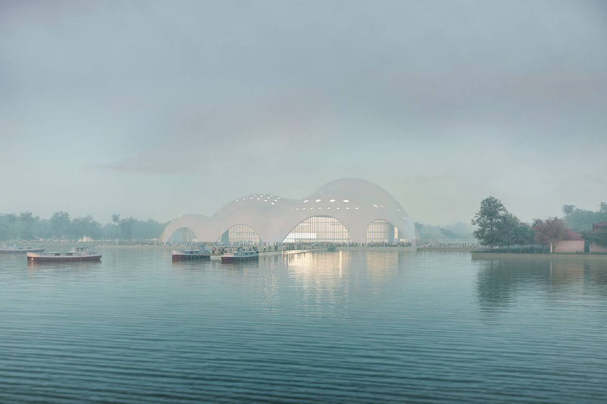 Renzo Piano Building Workshop begins construction on Isola Della Musica in Hanoi, Vietnam