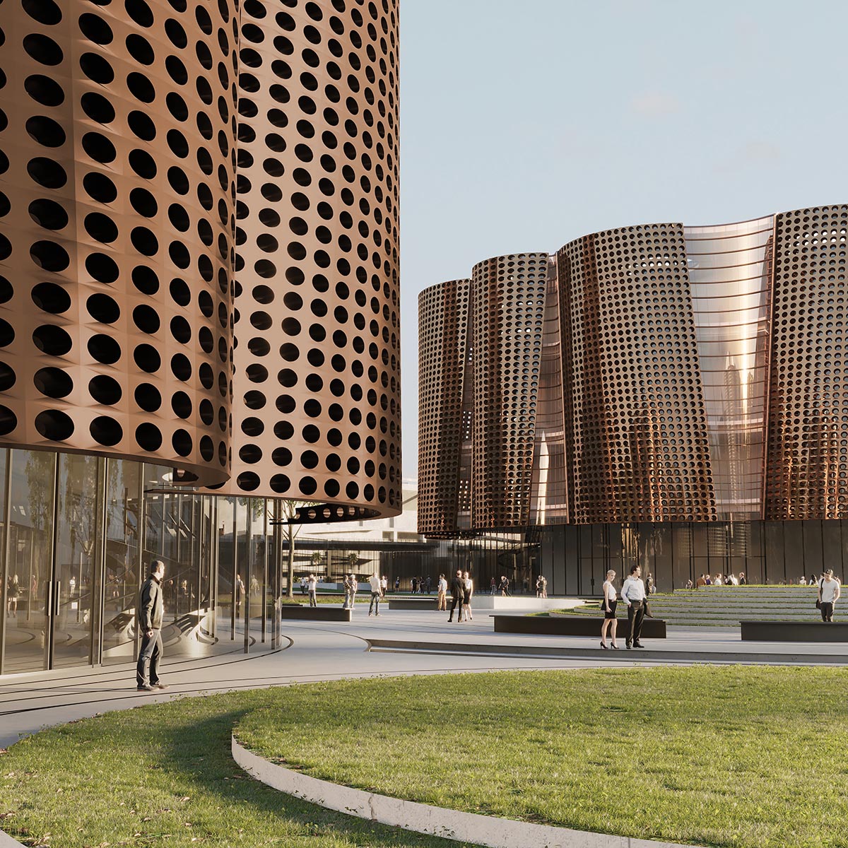 SPF:a unveils plans for orange tree-inspired Anaheim Performing Arts Center in California