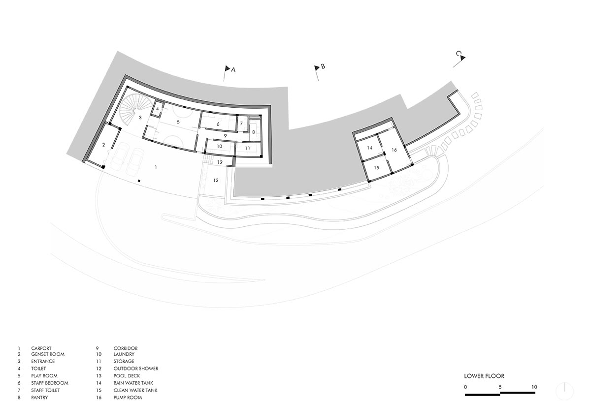 Villa Boe captures the captivating views of Tampah Hills in Indonesia 