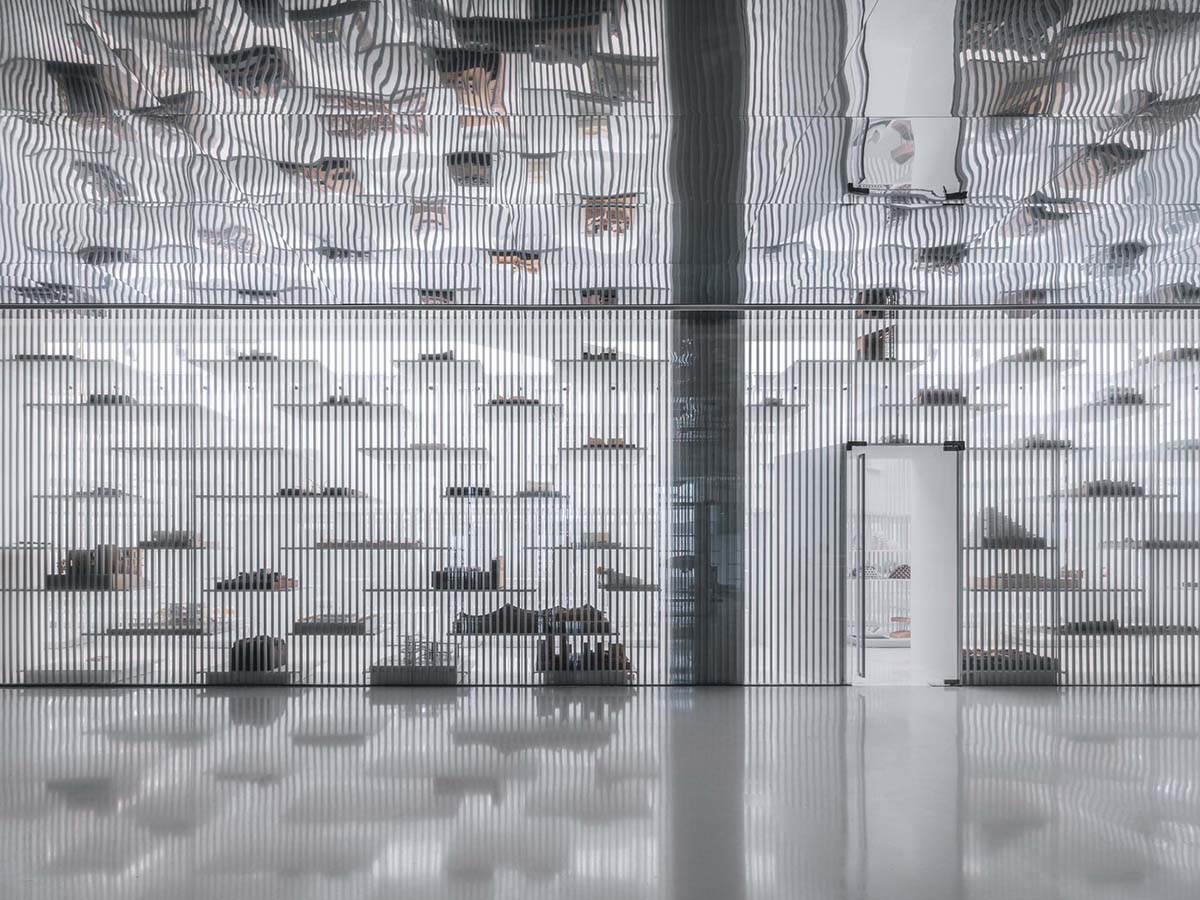 Wutopia Lab designed the first architectural model museum of China with continuous steel pipes