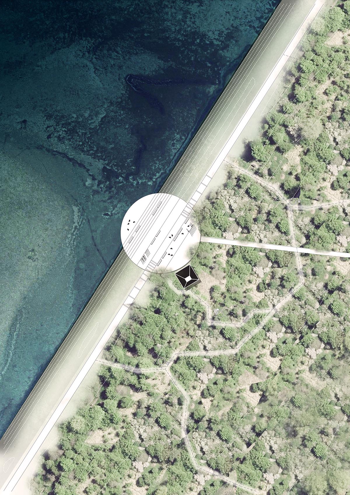 ADEPT to create seven new landmarks featuring wooden roof forms in Amager Nature Park