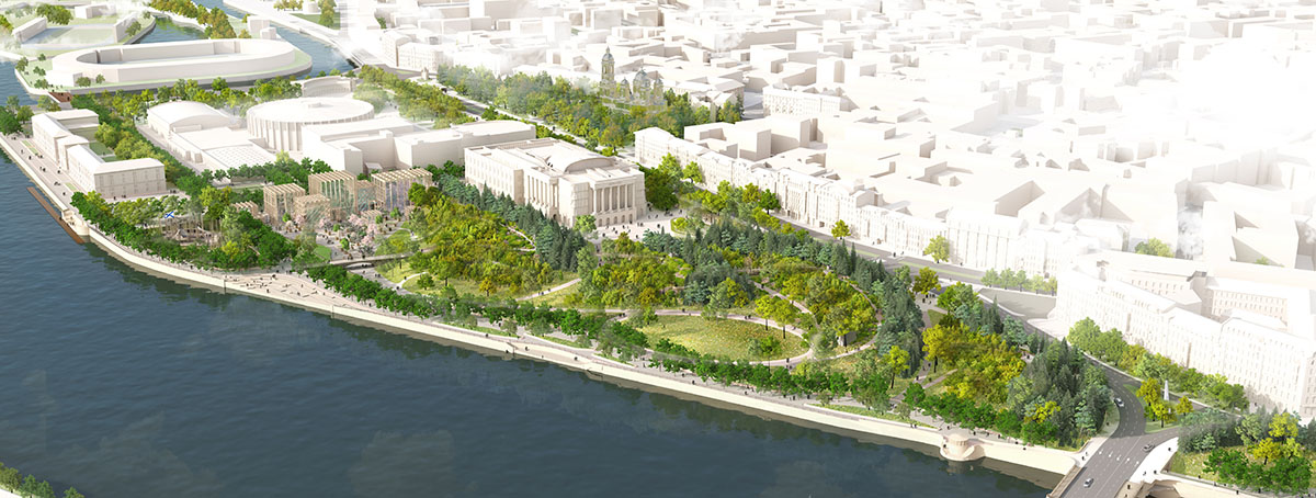 Studio 44 and WEST 8 win Tuchkov Buyan Park Competition in Russia