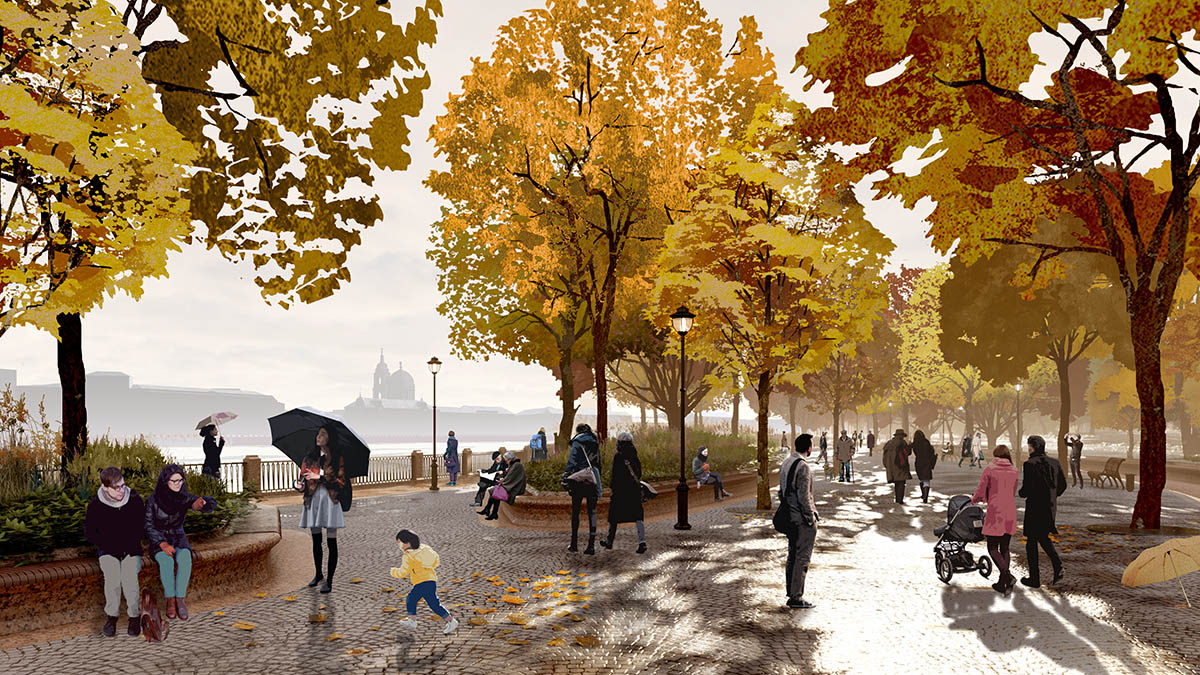 Studio 44 and WEST 8 win Tuchkov Buyan Park Competition in Russia