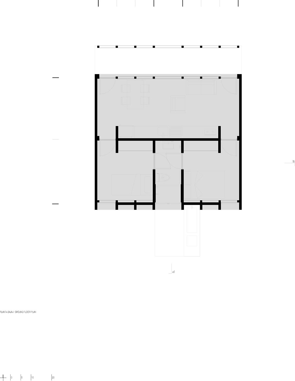 Manuel Cervantes Estudio releases its prototype for low-cost housing in Salazar, Mexico