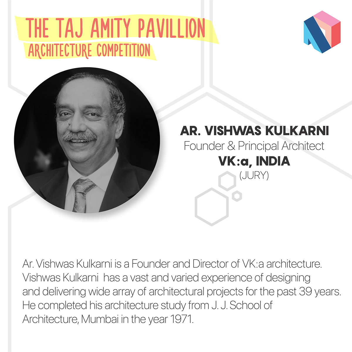 Archdais Launches Its First Design Competition-Taj Amity Pavilion