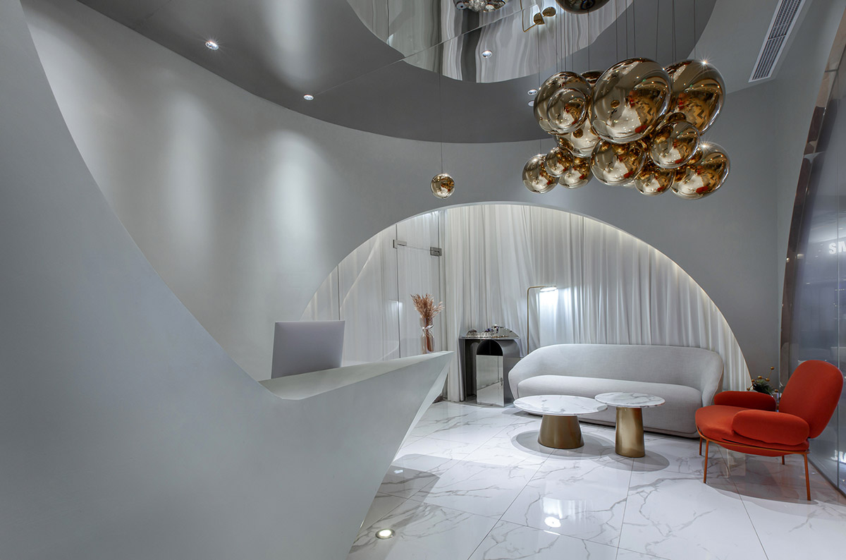 Towodesign creates a fantasy bubble trip inside a beauty salon in Shanghai
