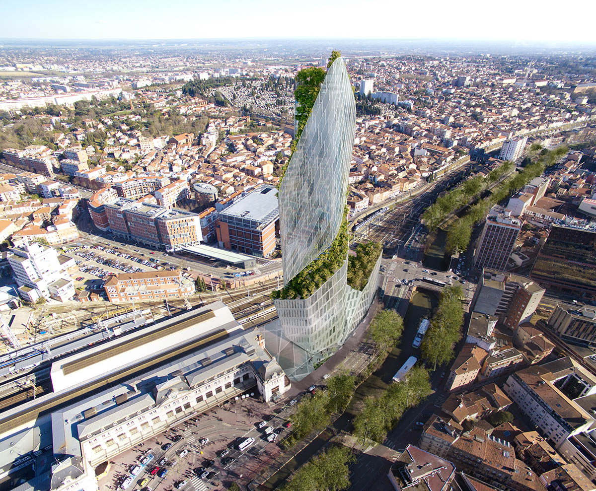 Studio Libeskind unveiled two urban mixed-use buildings for France