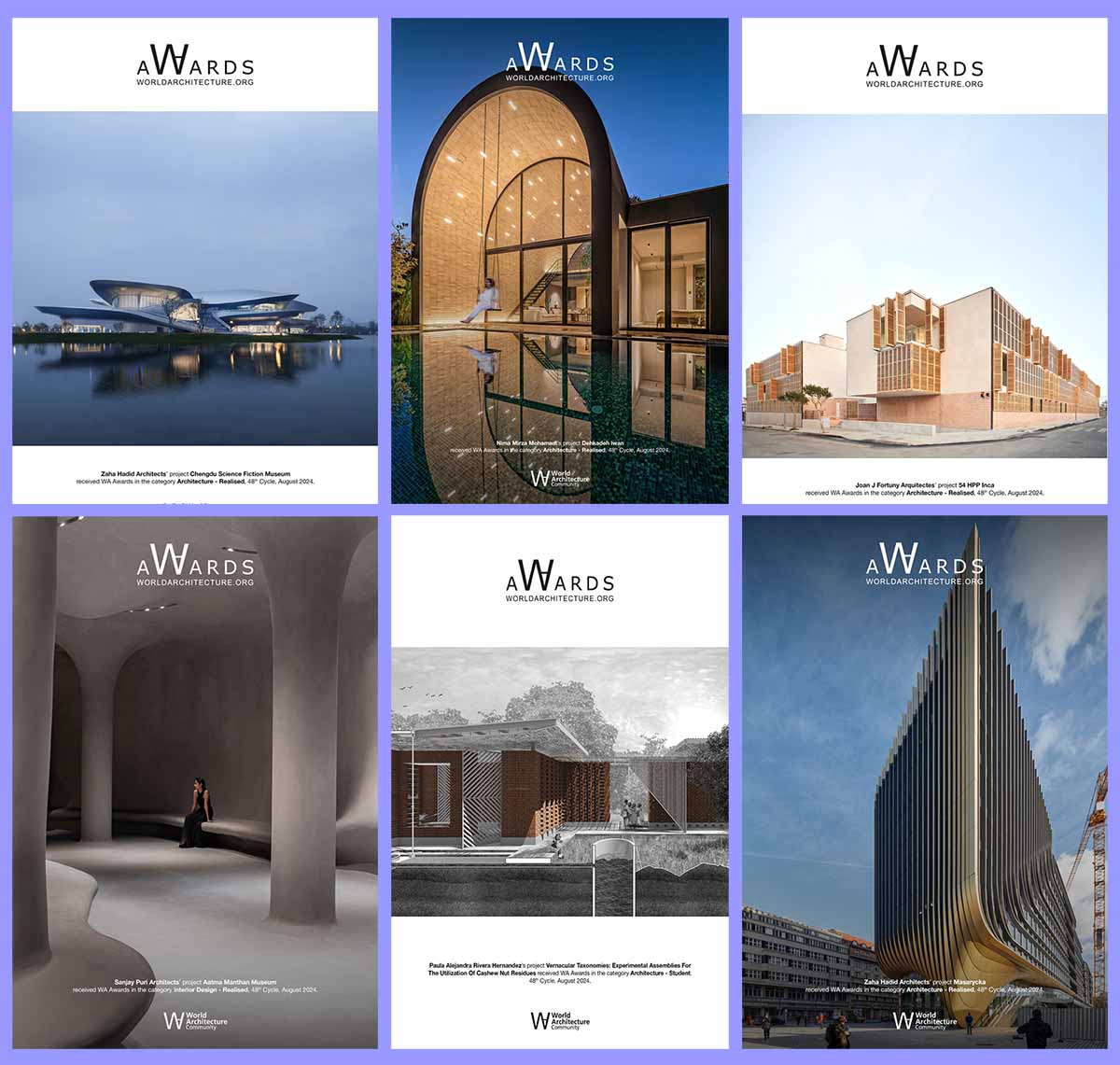 WA Awards 49th Cycle is open for entries until 13 December 2024