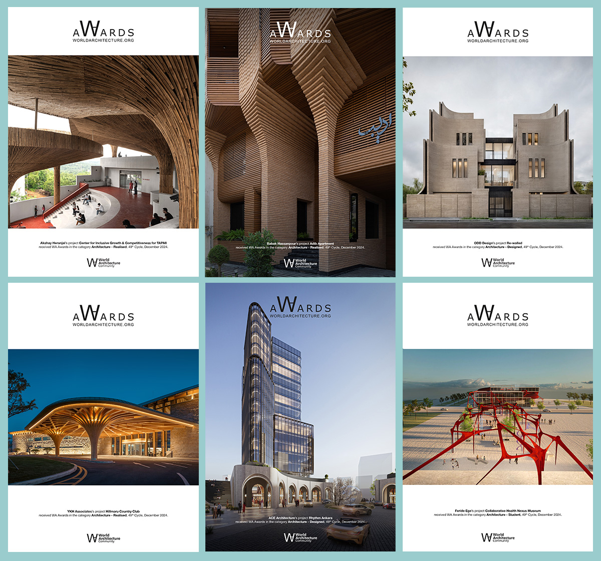 WA Awards 50th Cycle is open for entries until 31 March 2025