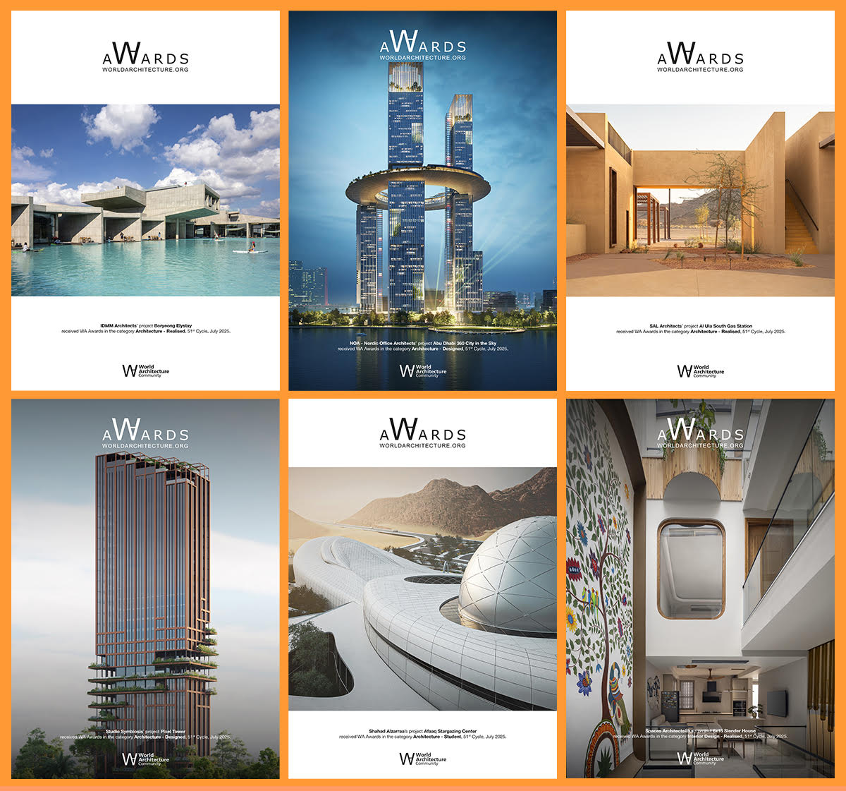 The posters and certificates for the winners of the WA Awards 51st Cycle are now ready for download