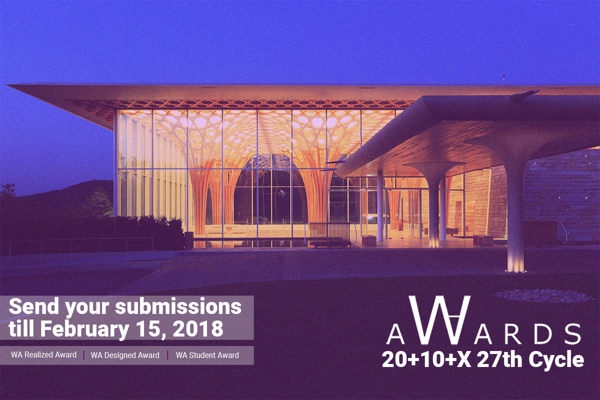 Send your entries to WA Awards 27th Cycle until February 15, 2018
