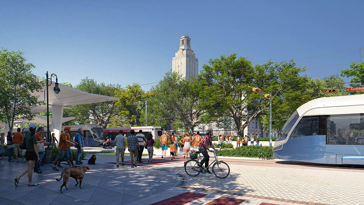 UNStudio, HKS, and Gehl unveil plans for the design of Austin Light Rail Phase 1 in Texas, US