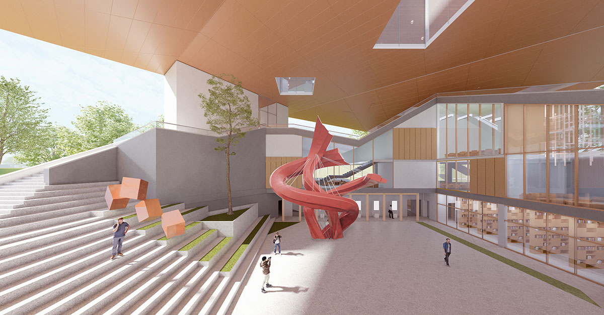 JDAP releases its competition proposal for Songdo Library Competition