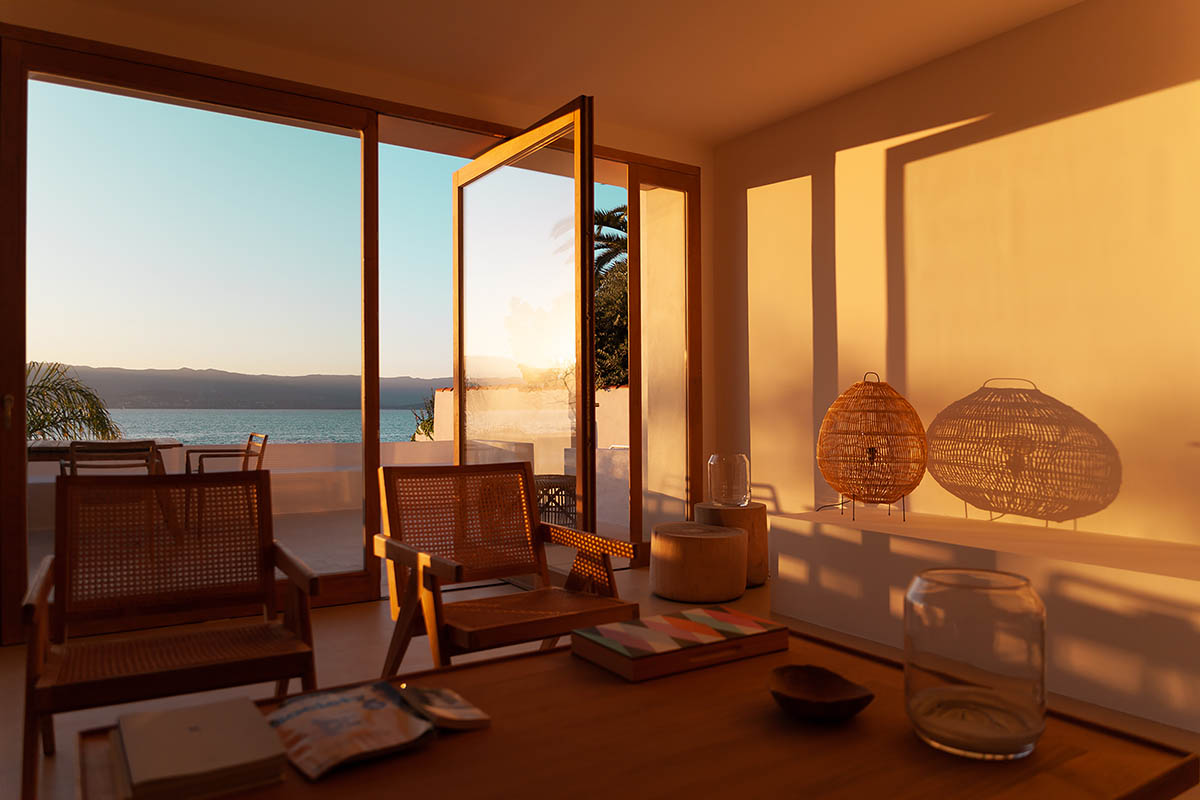 Amelia Tavella Architectes completes holiday home with unobstructed views on Corsica coastline
