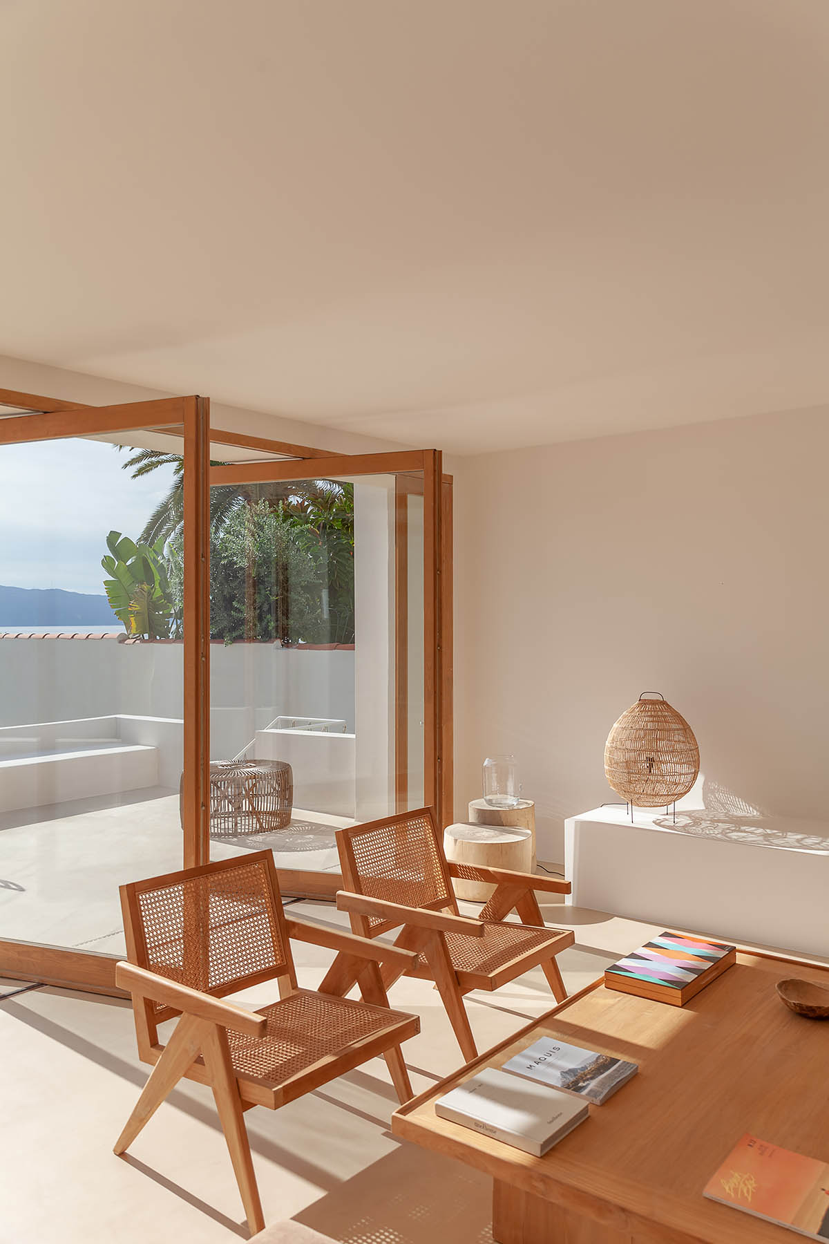 Amelia Tavella Architectes completes holiday home with unobstructed views on Corsica coastline