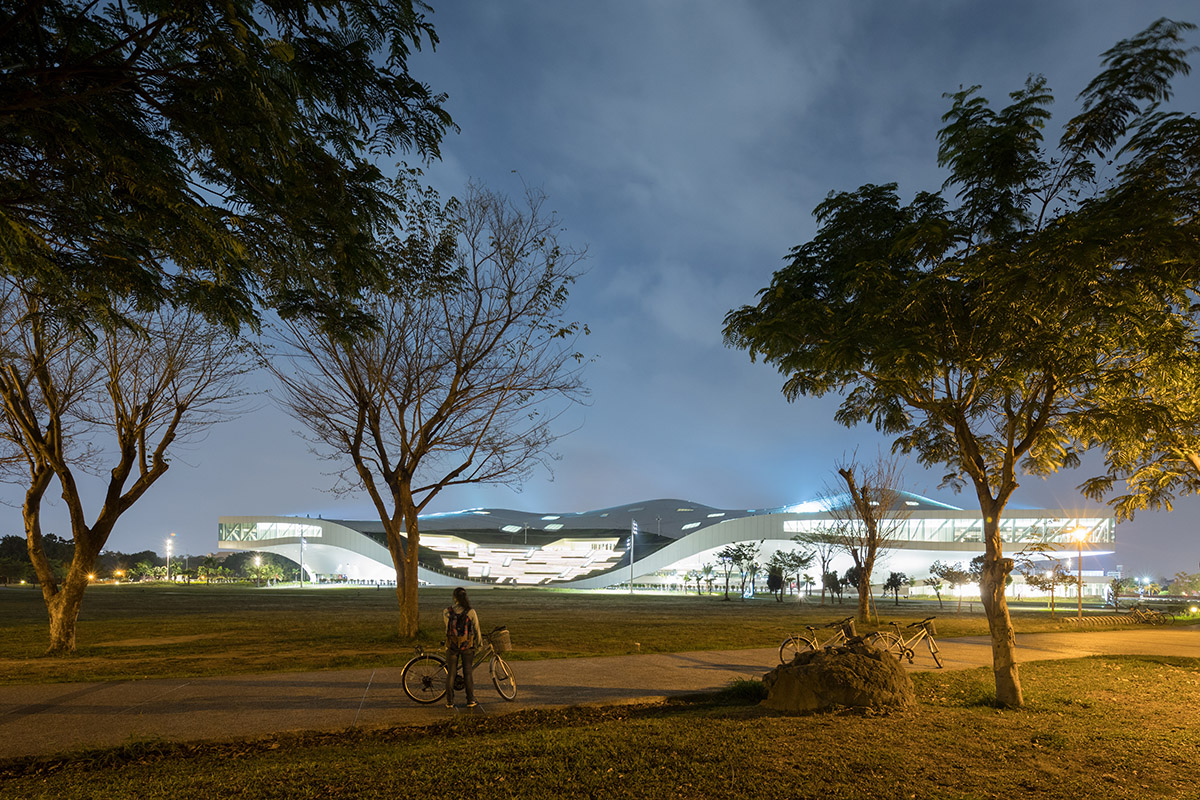 Mecanoo's porous Performing Art Centre is set to open in October in Taiwan