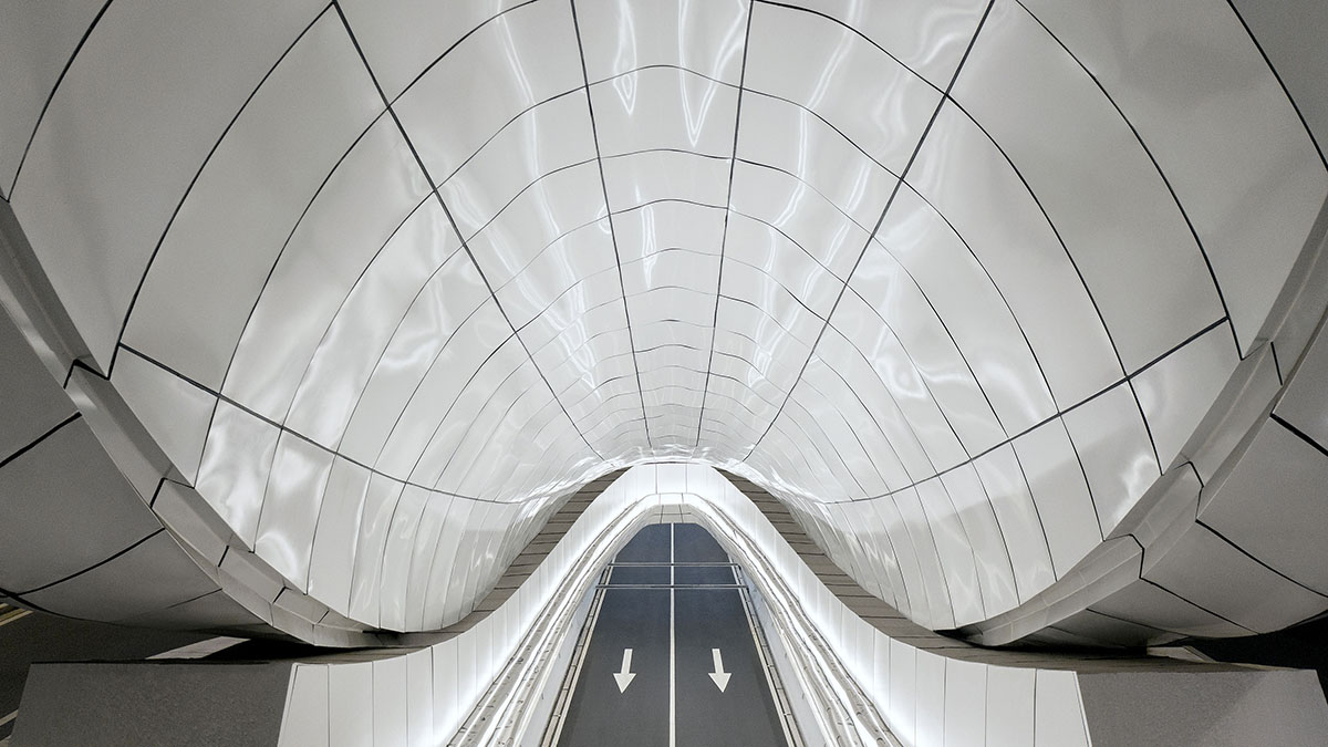 Penda China completes madeleine-shaped portal for Haikou Wenming East Road Tunnel in China