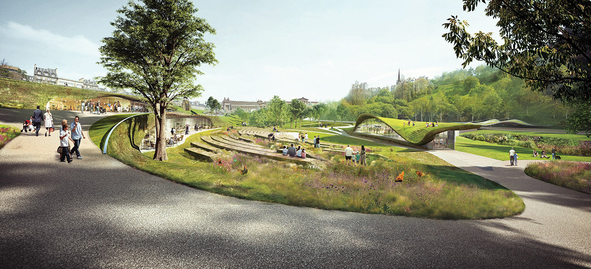 Concept designs unveiled for Ross Pavilion Design In Edinburgh