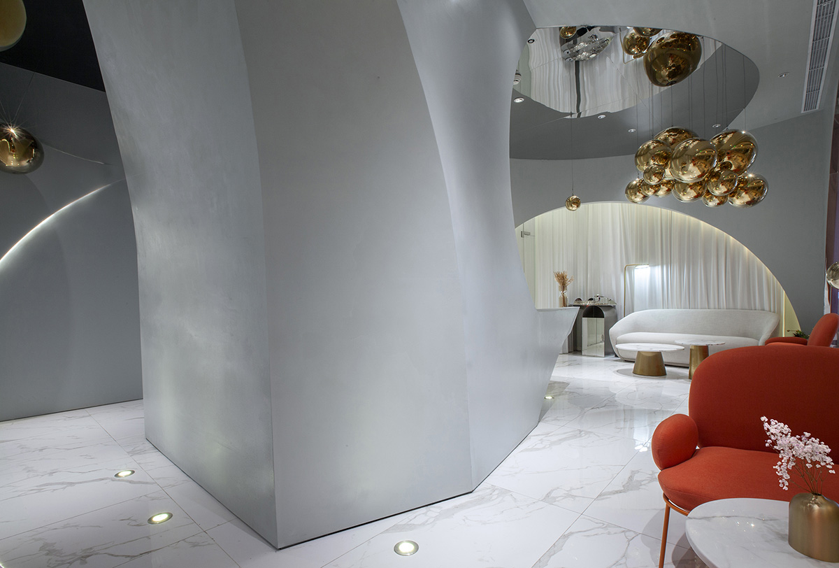 Towodesign creates a fantasy bubble trip inside a beauty salon in Shanghai