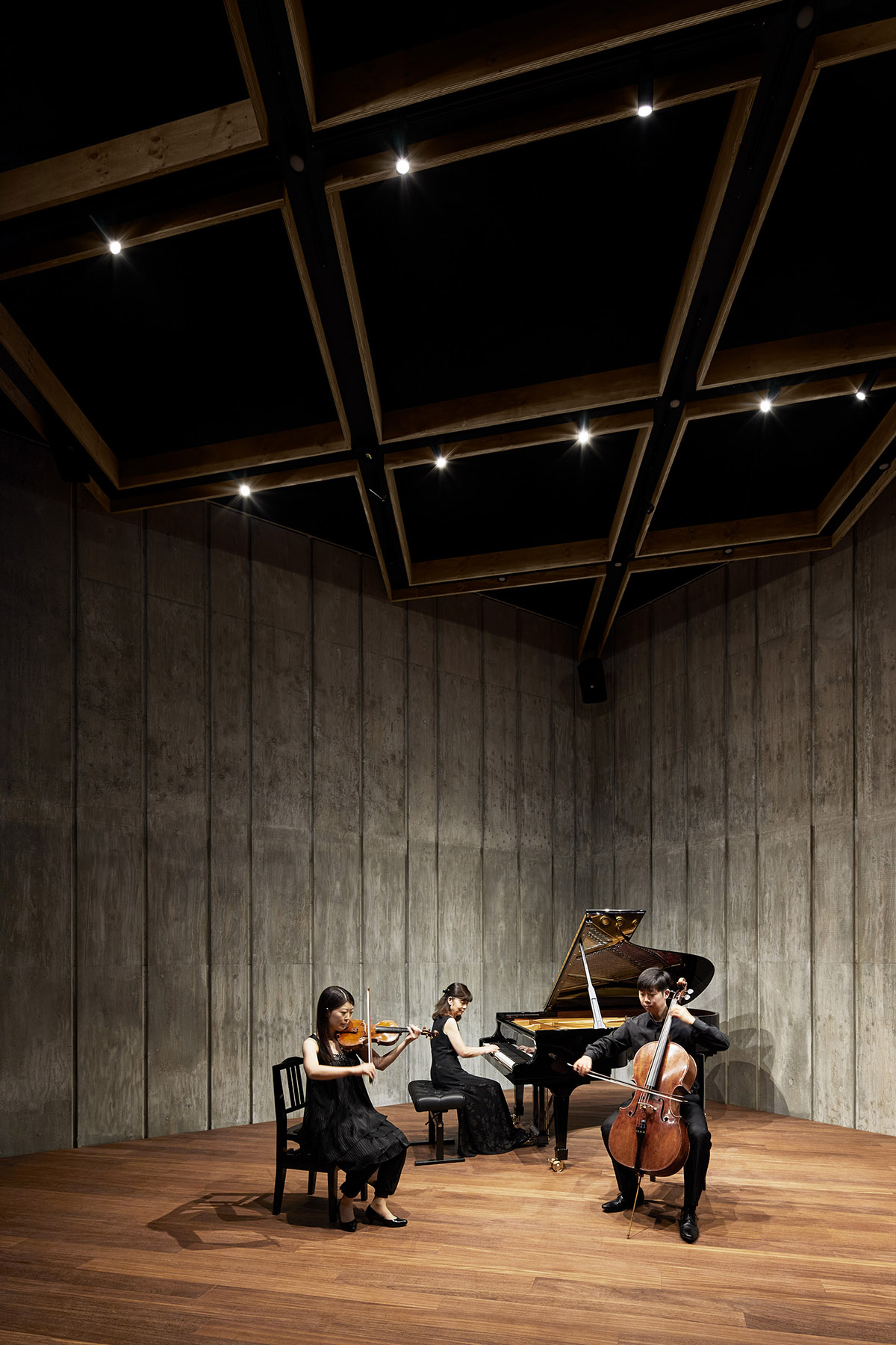 Ryo Otsuka Architects designs music salon within a small building in a quiet district of Tokyo