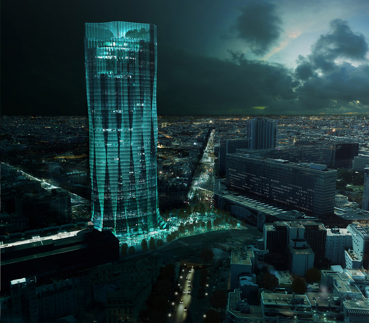 Studio Gang's Tour Montparnasse Tower Awarded with The Glass Future Prize At WAF 2018