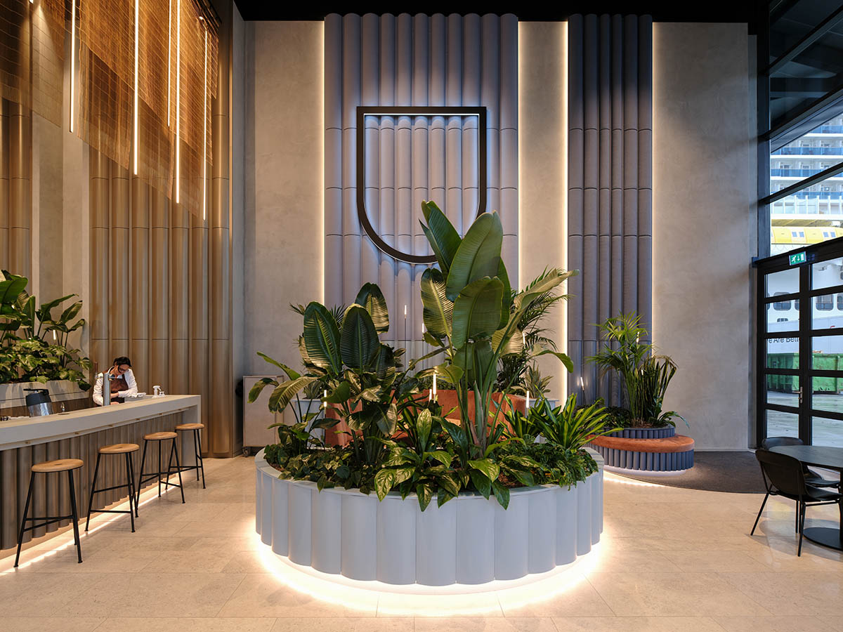 Mecanoo upgrades the ground floor of World Port Centre Rotterdam building in Rotterdam