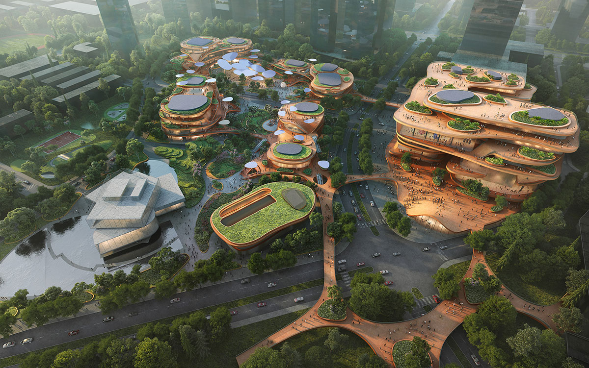 MVRDV's Shenzhen Terraces, featuring undulating accessible floor plates, begins construction
