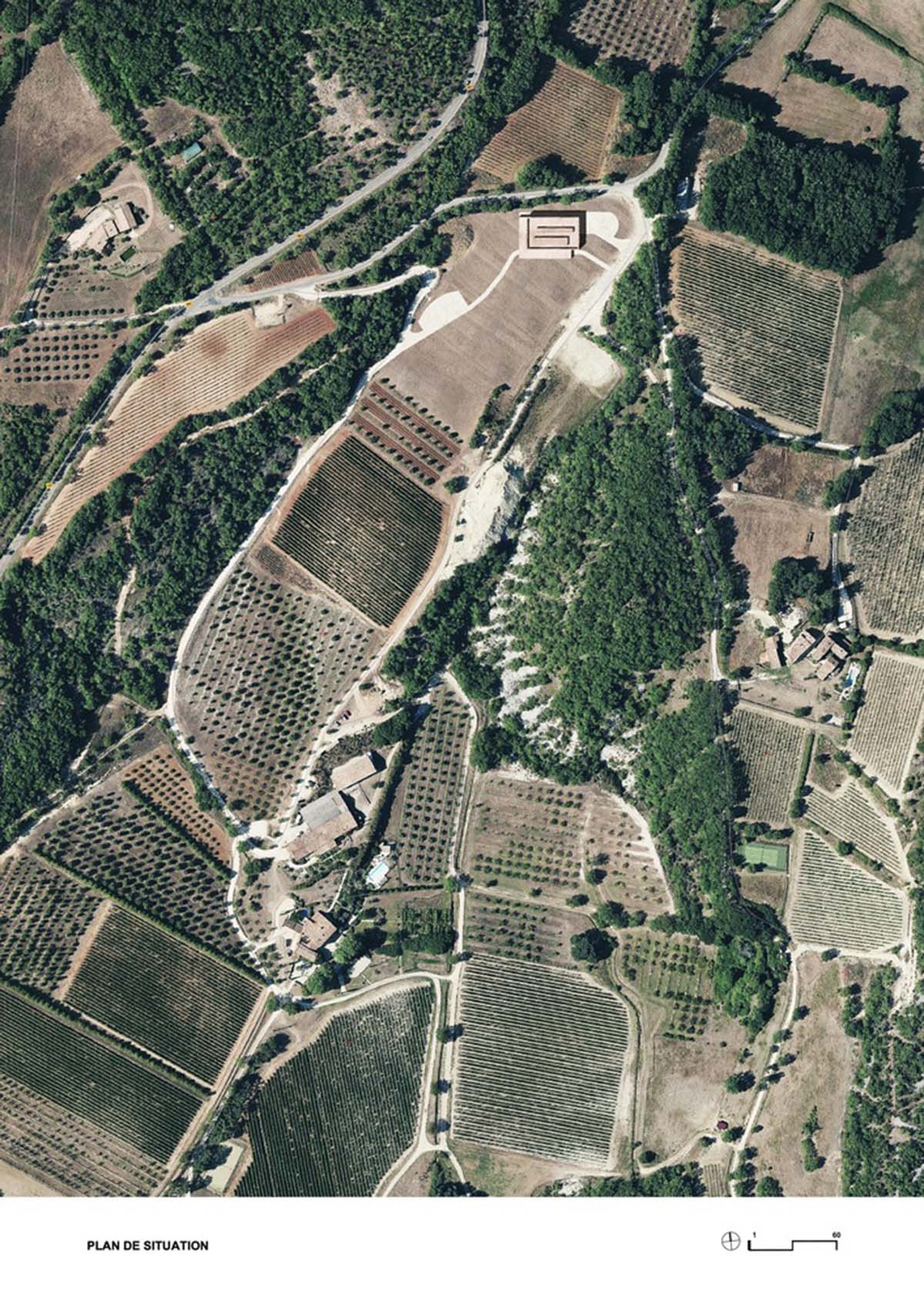 Atelier Marc Barani completes earth-toned winery overlooking vineyards in Ménerbes, France