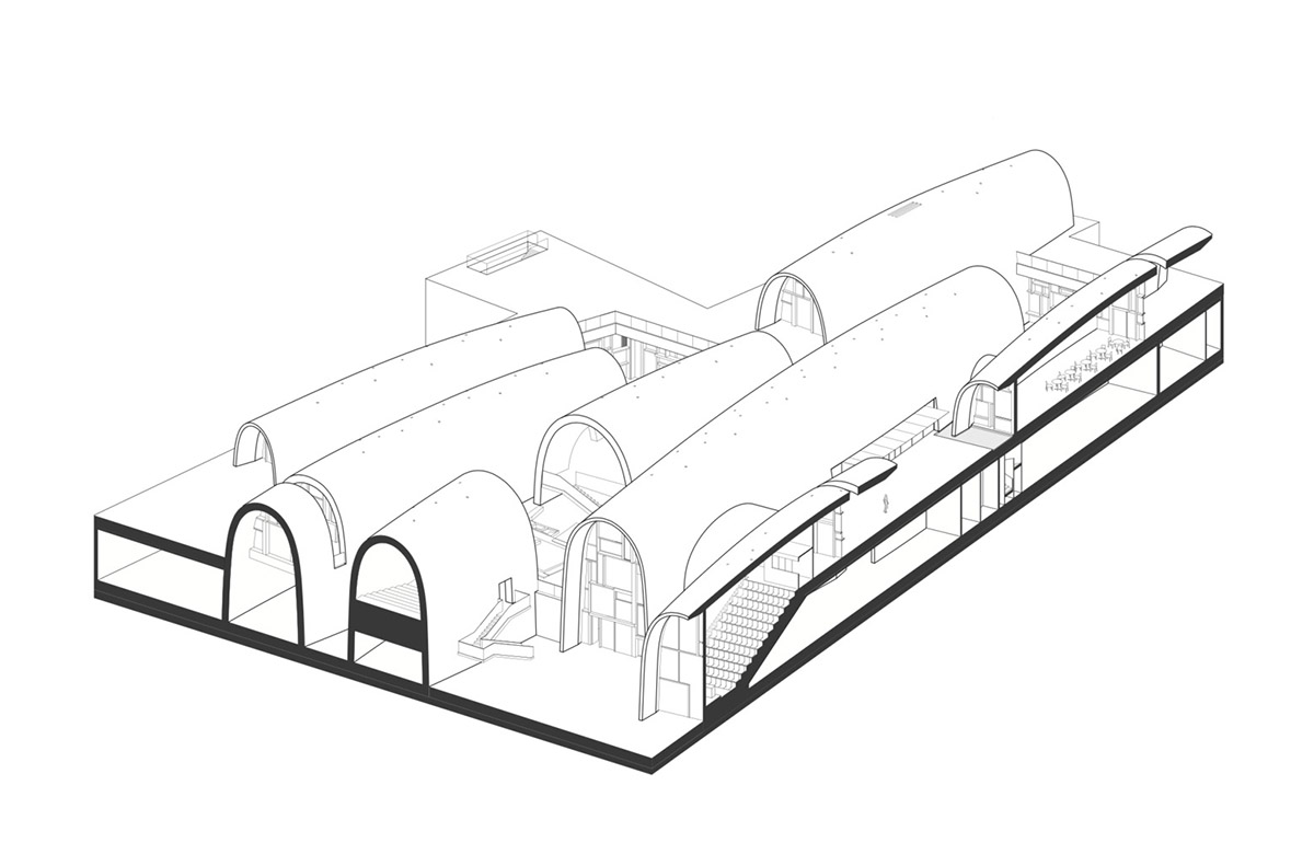 Studio Zhu-Pei designs giant vaults from recycled old kiln bricks to form Jingdezhen Kiln Museum