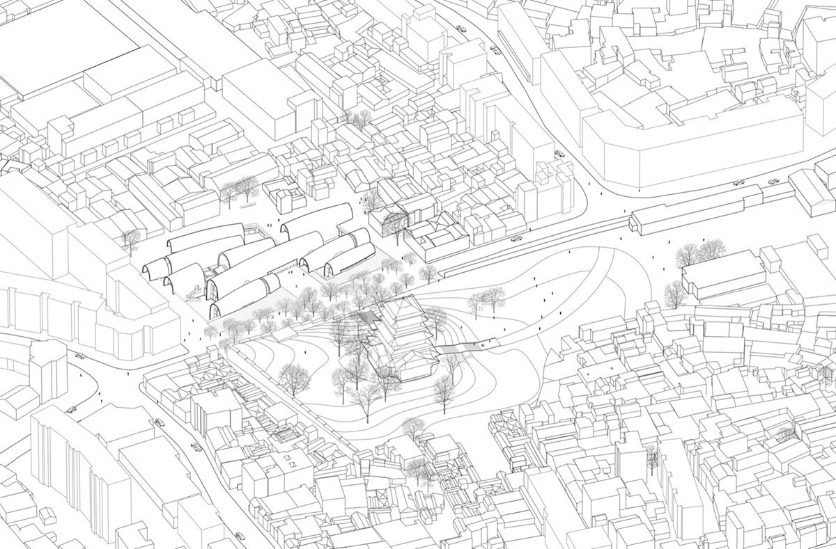 Studio Zhu-Pei designs giant vaults from recycled old kiln bricks to form Jingdezhen Kiln Museum