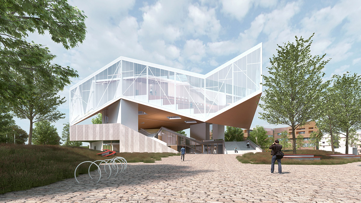 JDAP releases its competition proposal for Songdo Library Competition