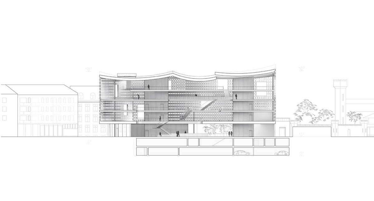 Dorte Mandrup Arkitekter designs perforated culture house and library in Karlskrona