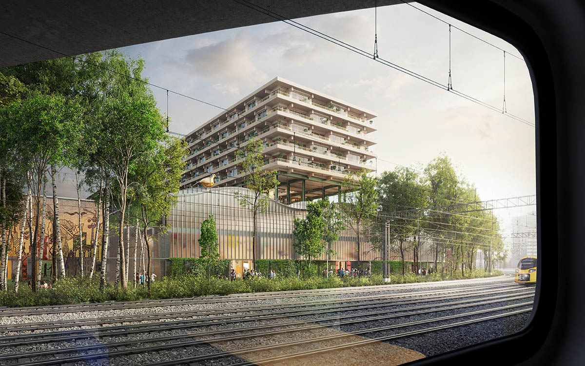 MVRDV transforms former factory and warehouse into a vibrant neighborhood in Zwolle