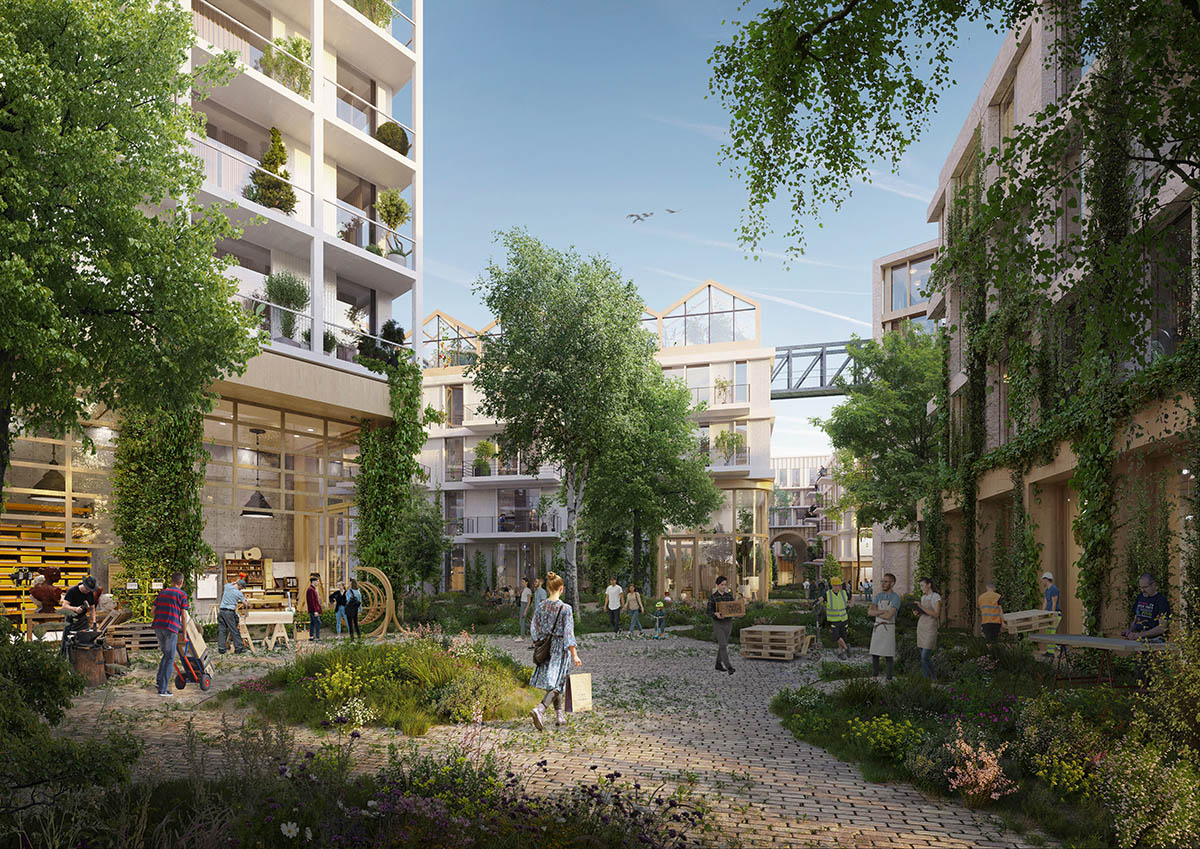 MVRDV transforms former factory and warehouse into a vibrant neighborhood in Zwolle