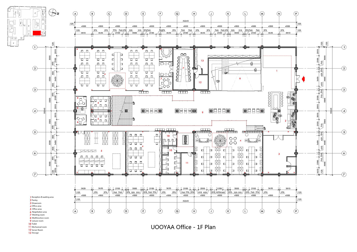 X&Collective Design adds scaffolding to create an image of an unfinished site for office space
