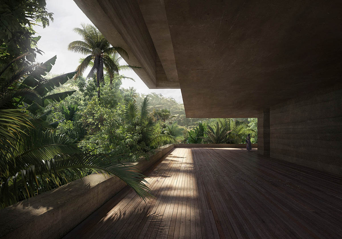 Xinatli will be a stepped-pyramid-formed research museum built in the Mexican jungle