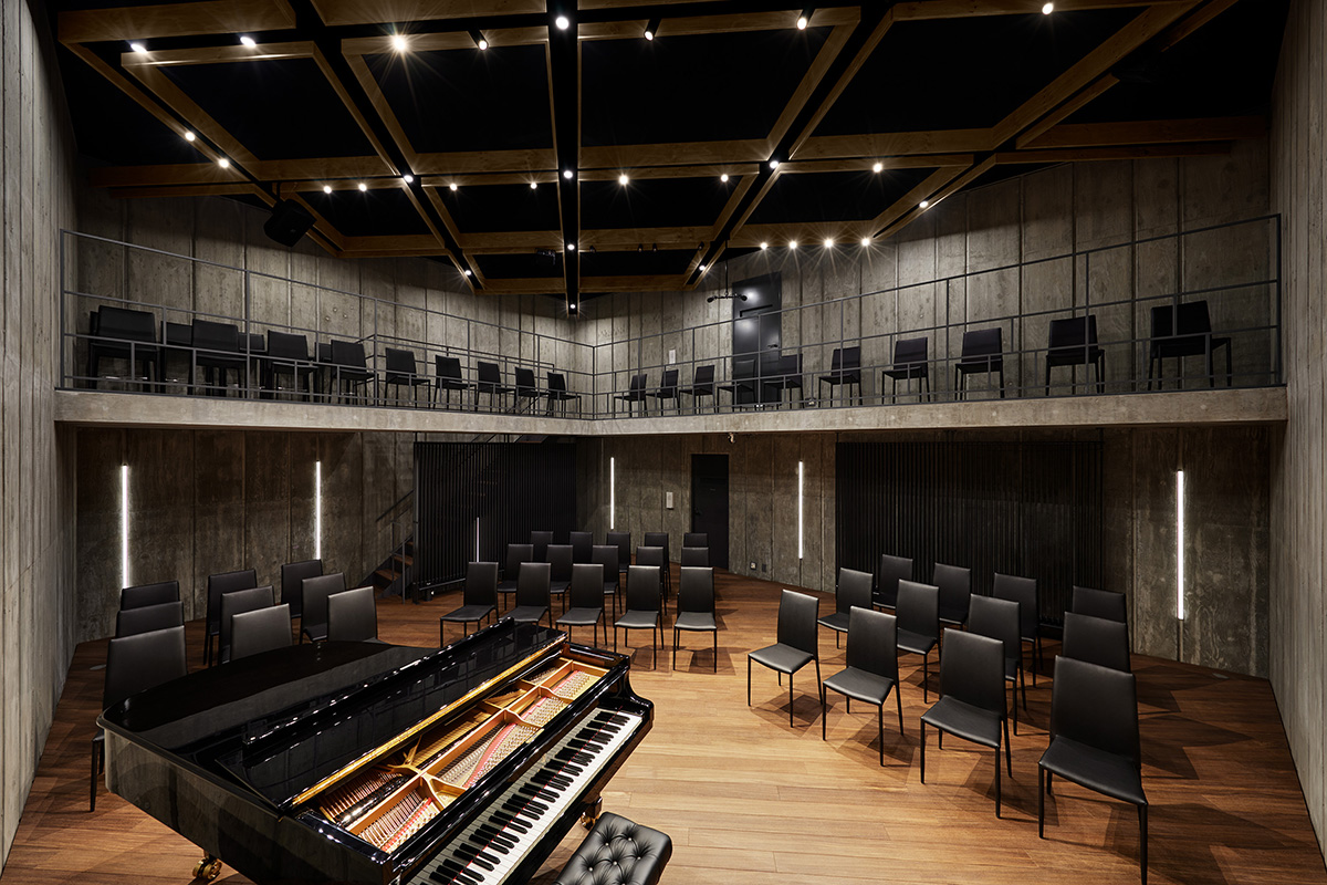 Ryo Otsuka Architects designs music salon within a small building in a quiet district of Tokyo