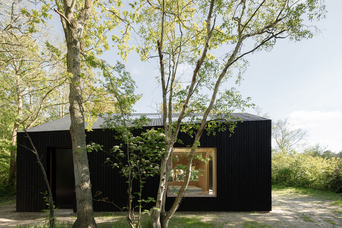 Orange Architects completes irregularly-formed holiday home on a Dutch island
