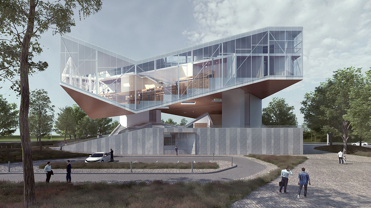 JDAP releases its competition proposal for Songdo Library Competition