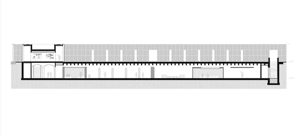 Inbo BV redesigns historic prisoner camp site with reflective pavilion and underground museum