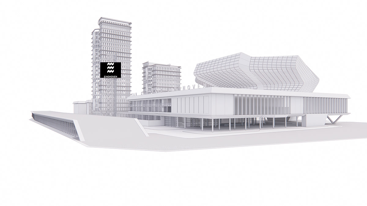 UNStudio extends Congress Centre with large cantilevered auditorium structure in Eindhoven