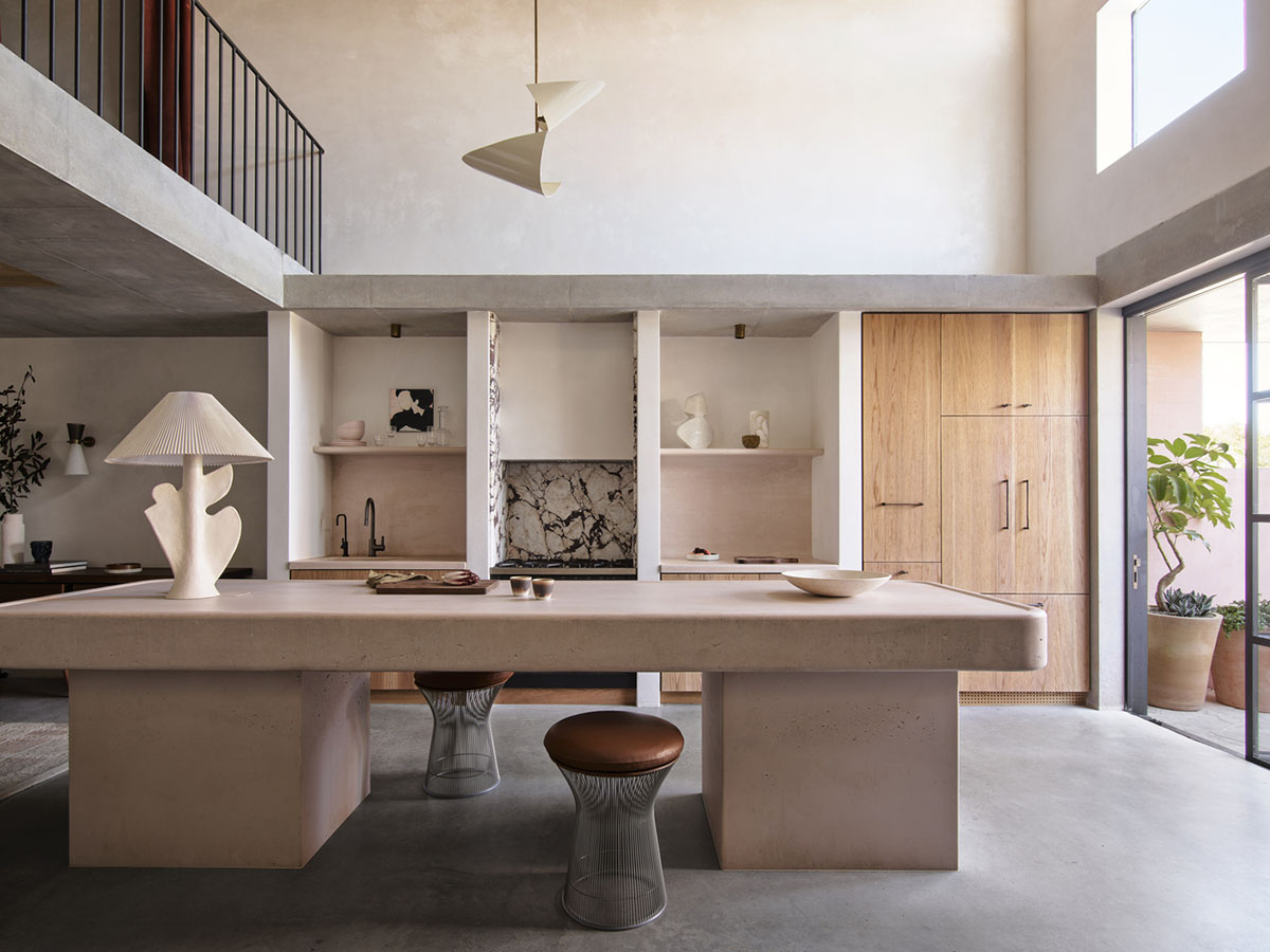 Smooth surfaces and crafted details form the interiors of Alexander House in Australia