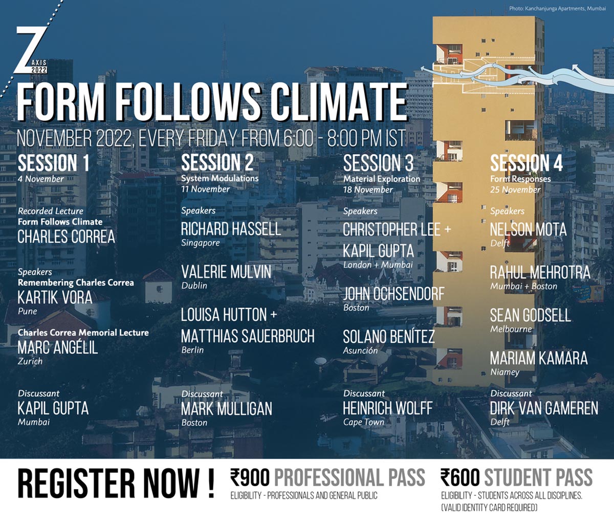 Form Follows Climate Conference on Climate Responsive Architecture